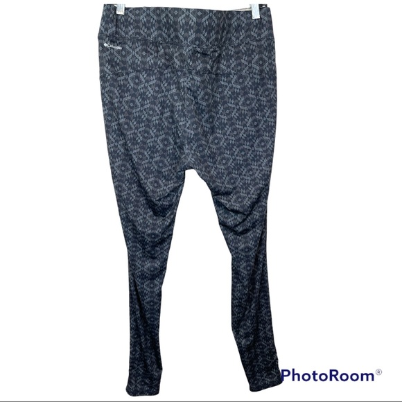 🥑5/$25 COLUMBIA Performance Omni-Wick Graphic Leggings XL - Picture 2 of 6